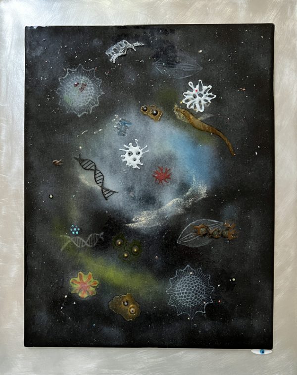 Microcosm in Space and Time, 20" x 16"